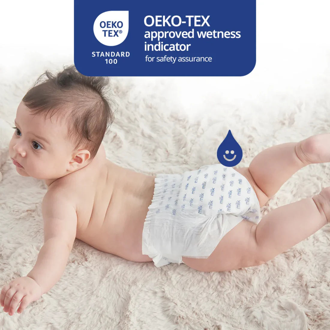 MILK Baby Diaper Flexi Tape Size 5 (XL) (30 pcs) (15-22 kg)