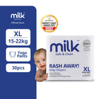 MILK Baby Diaper Yoga Pant Size 5 (XL) (30 pcs) (15-22 kg)