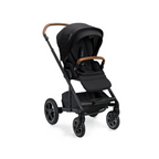 Nuna Mixx Next Reversible Seat Stroller with Flat Recline|Height Adjustable Handle Bar|All Terrain|All Wheel Suspension|One Hand Fold|Rain Cover & Post Adapt|0 to 4Y (Upto 22Kg) - Caviar