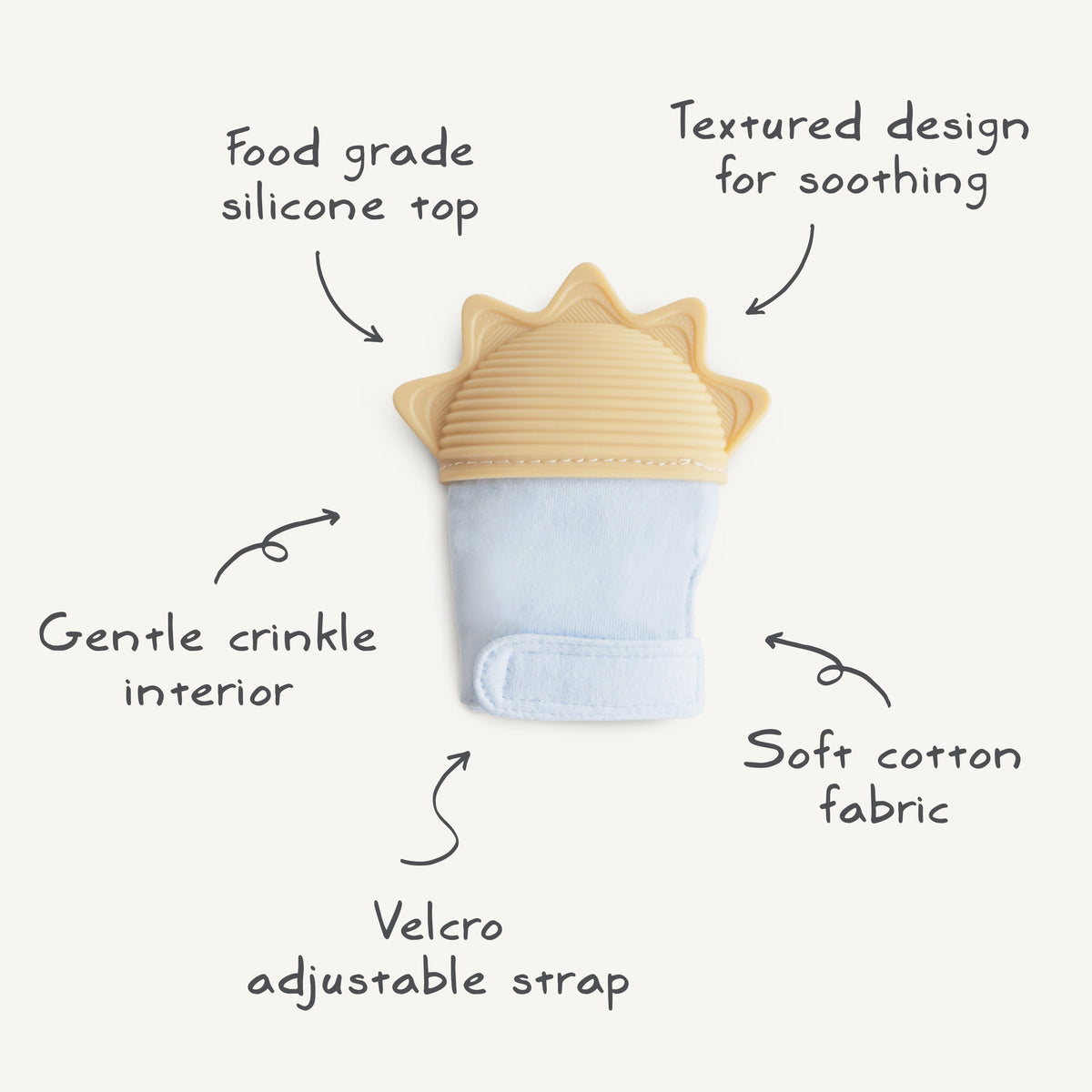Sun Teething Mitten