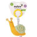 NULUV Snail Rattle Buddy | Soft Sensory Toy for Babies 3+ Months
