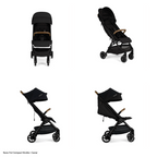 Nuna Trvl Cabin Friendly Stroller|Lightweight|Compact|One-Hand Self-Collapsing Fold|All Wheel Suspension|0 to 4Y (Upto 22Kg) - Caviar