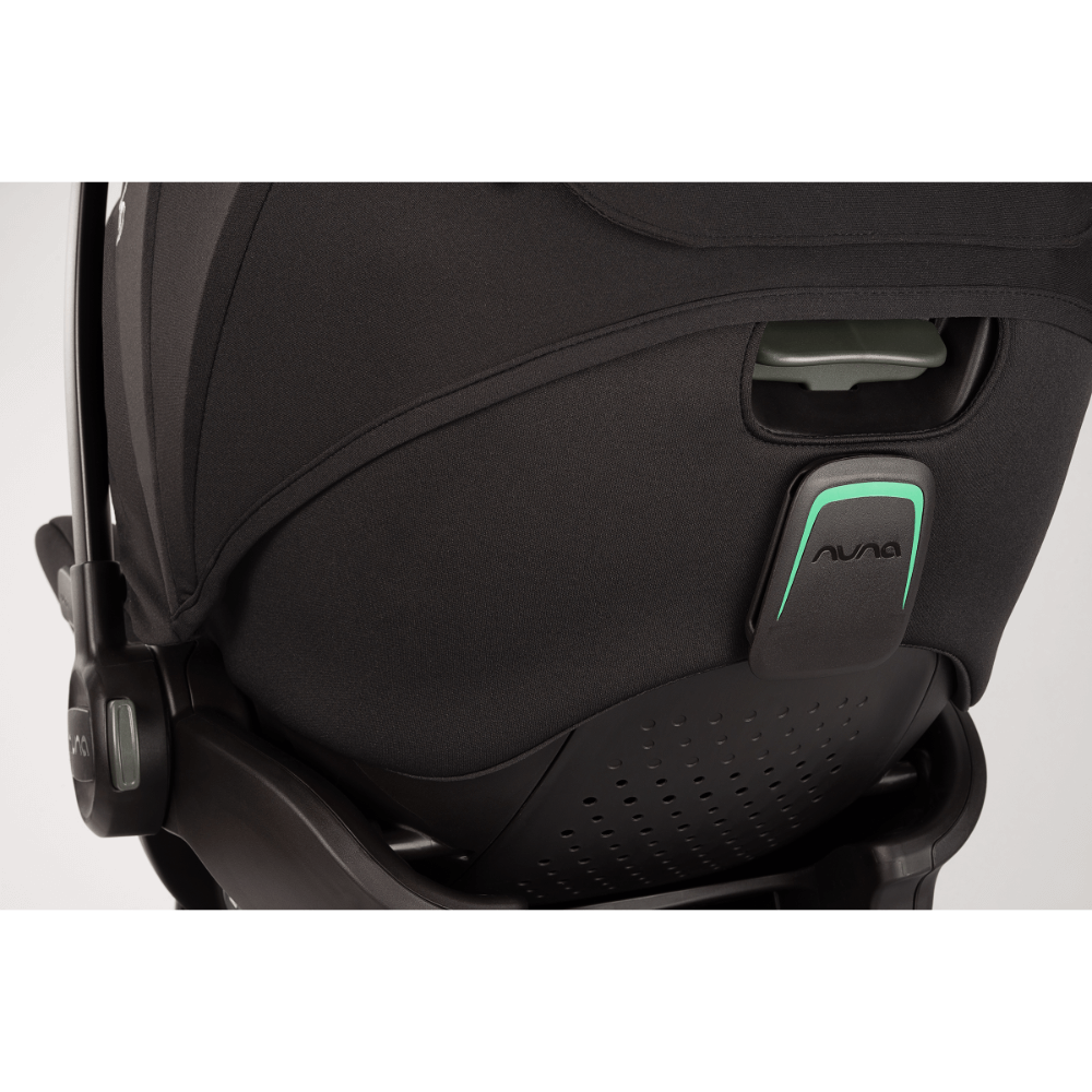 Nuna Arra Flex Baby Car Seat-Rear Facing-Flat Recling Seat 157 Degrees-3 Positions Recline-10 Positions Adjustable Headrest-For 0 to 2Y (Upto 13 Kg)-Caviar