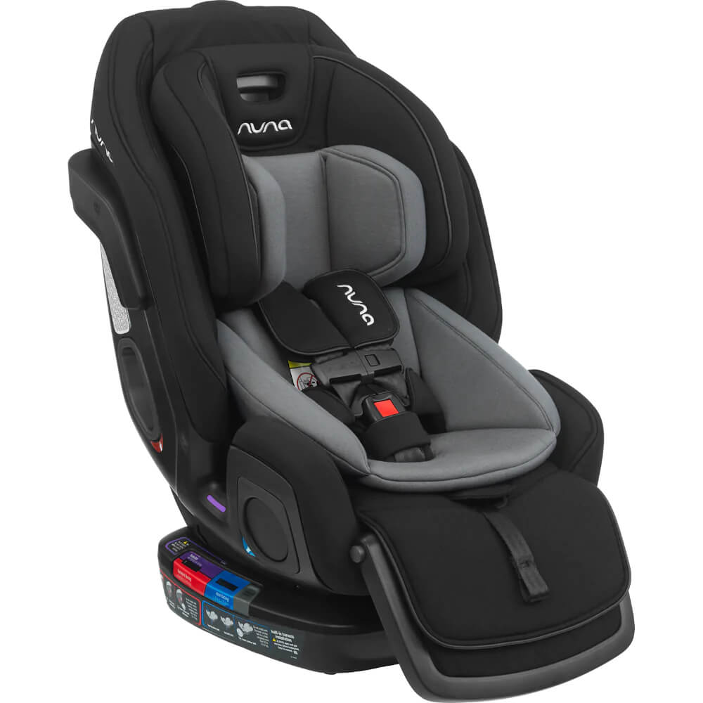 Nuna Exec-Baby Car Seat-Convertible (Front & Rear Facing)-Aeroflex Side Impact Protection System-For 0M+ (Upto 55Kg) - Caviar