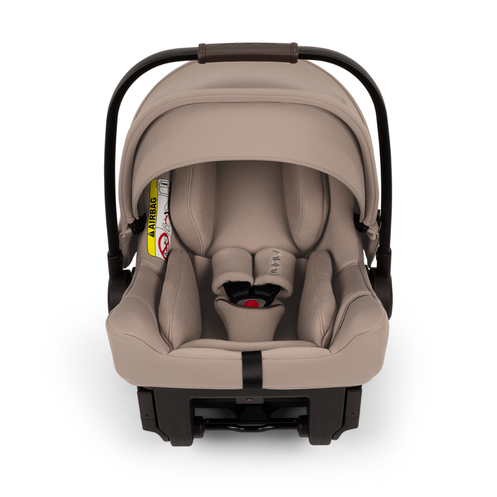 Nuna TRVL LX Cabin Friendly Baby Stroller & Pipa Urbn Car Seat Travel System - Stroller Features (One Hand Fold, Upto 22 Kg)-Car Seat Features (Baseless ISOFIX, Side Impact Protection, Upto 13 Kg)-Cedar