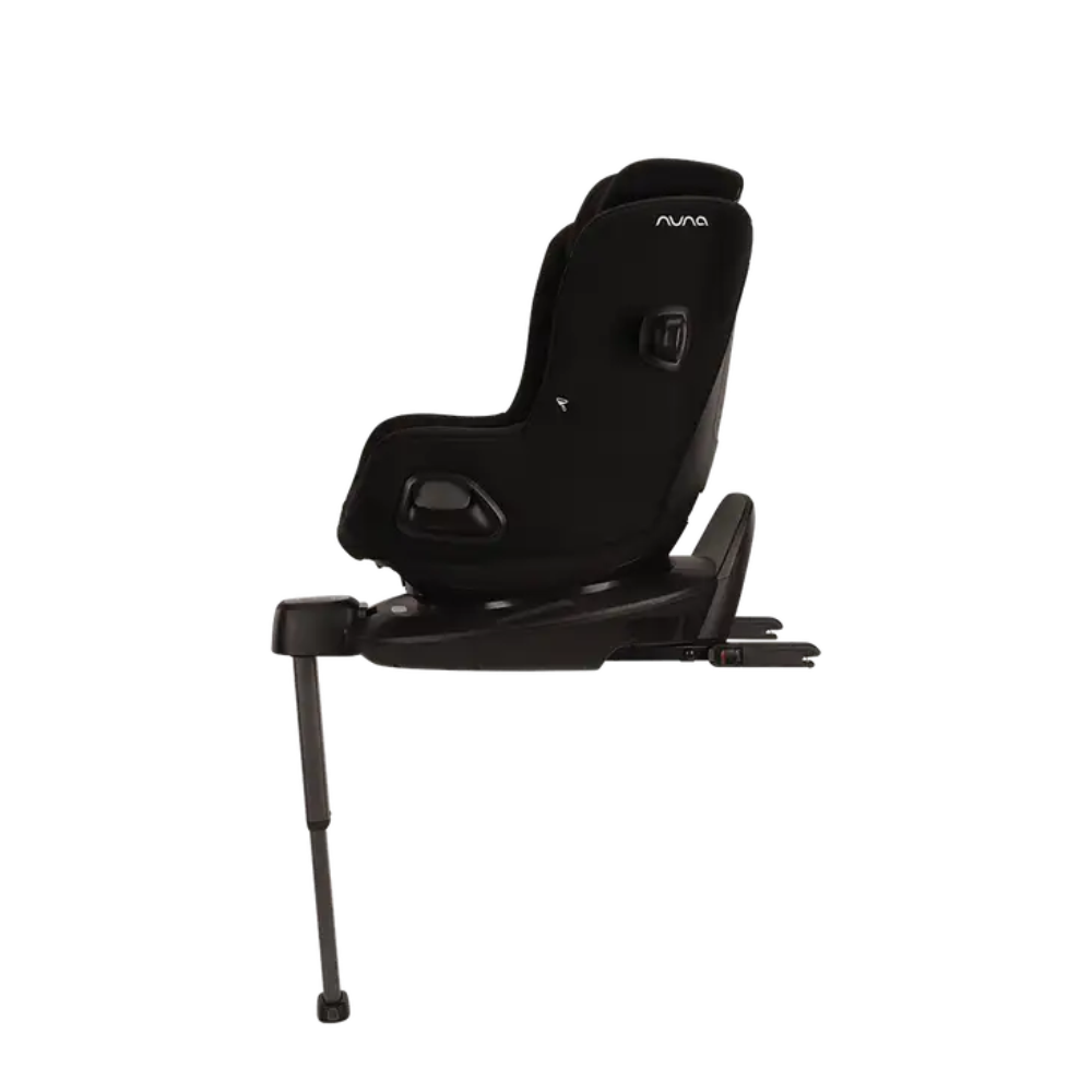 Nuna Pruu Baby Car Seat-Convertible Car Seat-360 Degree Rotation-10 Position Reclining Seat-Integrated Rebound Bar to Minimize Rotation During Impact-2 Years Warranty-For 0 to 4Y (Upto 19Kg) - Caviar