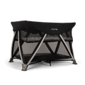 Nuna SENA Aire Travel Cot & Playard-With Triple-Layered Mesh Mattress-360 Degree Airflow-One Hand Fold-Light Weight & Portable-Includes Travel Bag-0 to 3Y-Caviar