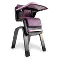 Nuna Zaaz Baby High Chair|Air Foam Cushion|Height Adjustable|Easily Removable Tray|Arm Bar & Footrest|For 0M+|Upto 100Kg - Black Plum