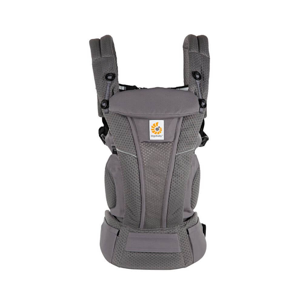 Ergobaby Omni Breeze Baby Carrier - Lightweight Newborn to Toddler Carrier with Breathable Soft Mesh, Enhanced Lumbar Support,  Adjustable Waistbelt & Cross Straps, Privacy Hood, 4 Carry Positions, 3-20Kgs, Birth - 4 Years