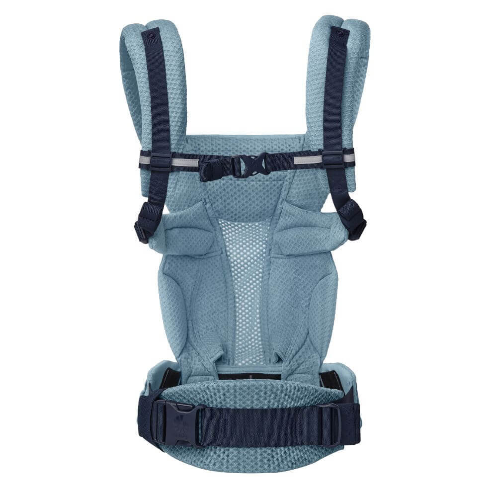 Ergobaby Omni Breeze Baby Carrier - Lightweight Newborn to Toddler Carrier with Breathable Soft Mesh, Enhanced Lumbar Support,  Adjustable Waistbelt & Cross Straps, Privacy Hood, 4 Carry Positions, 3-20Kgs, Birth - 4 Years