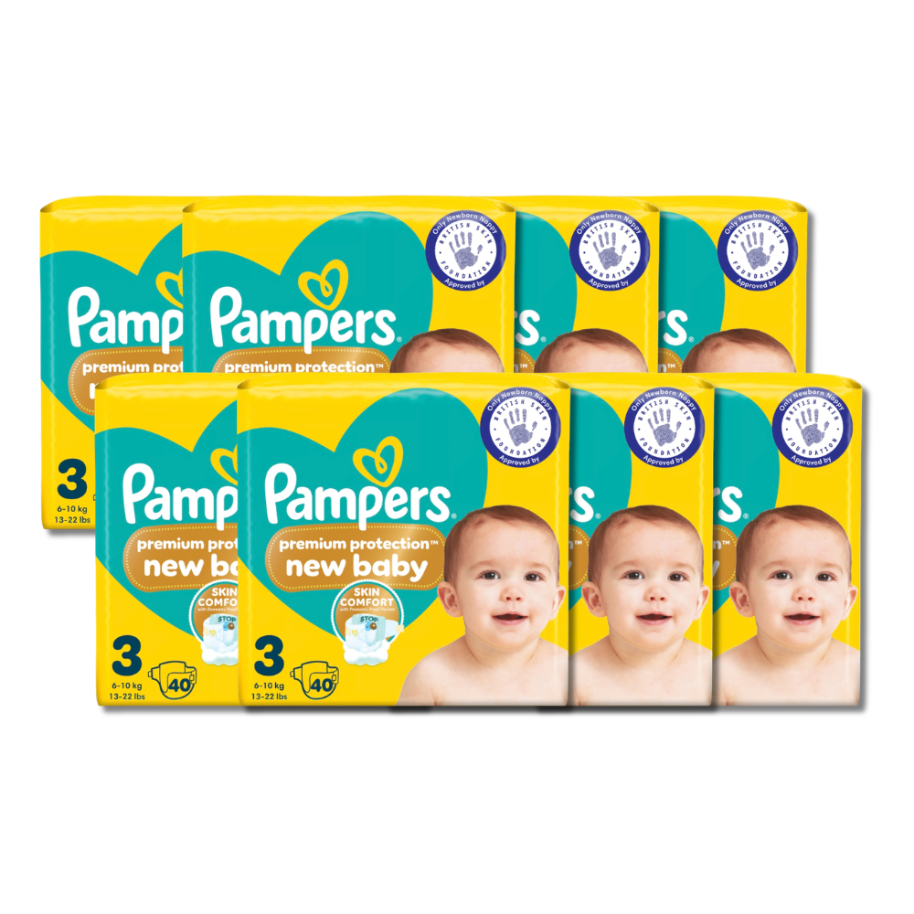 Pampers Premium Protection New Baby Size 3 (40 pcs) (6-10kg) (UK)