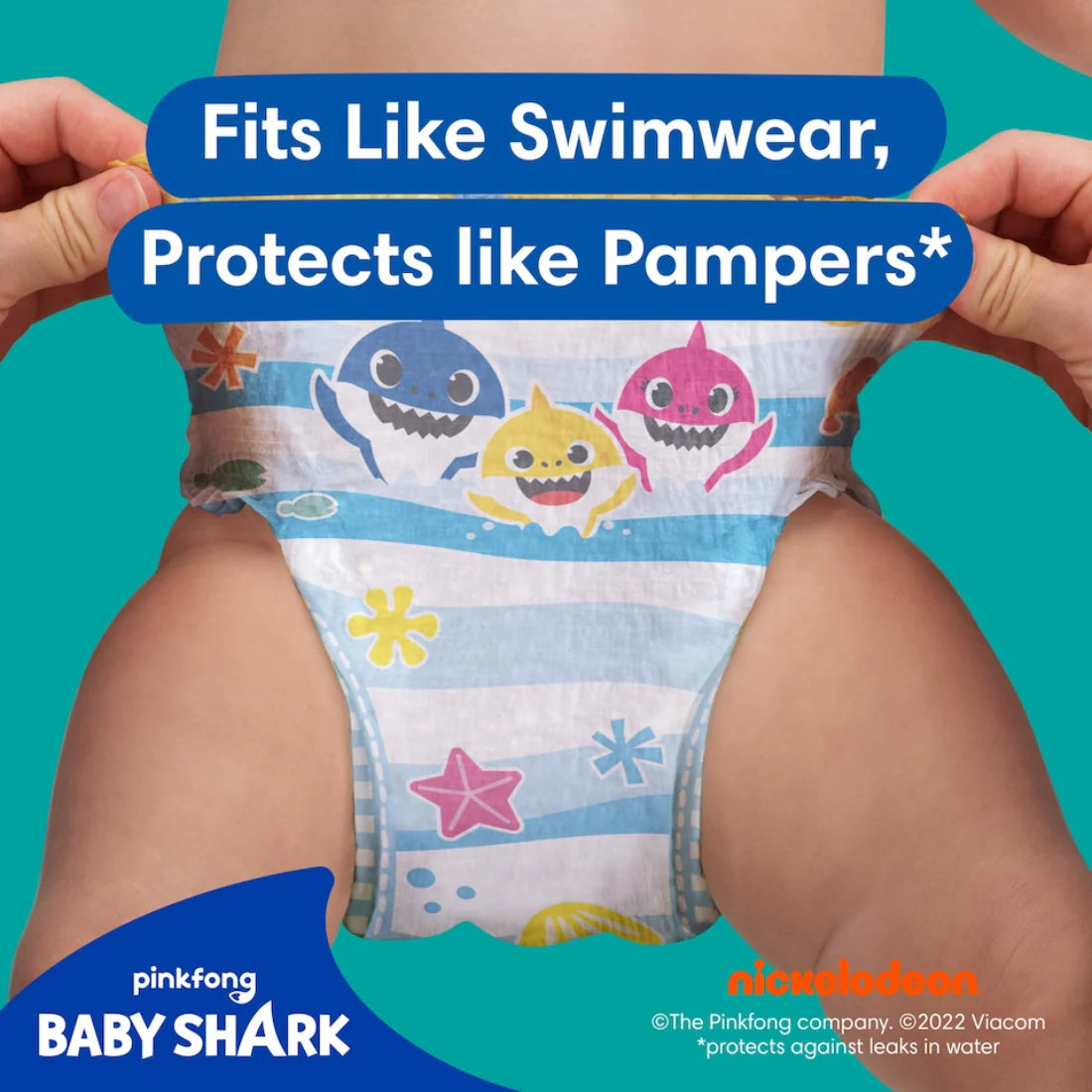 Pampers Splashers Swimming Pants Baby Shark Size 5-6 (10 pcs) (14+KG)  (UK)