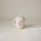 Silicone Training Cup + Straw