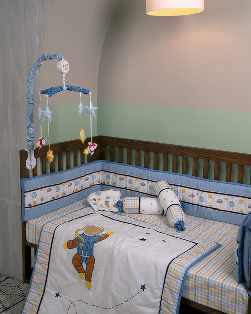 Abracadabra  6 Piece Baby Cot Bedding Set - Rocketman