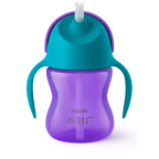 Philips Avent Straw Cup (Blue) (9m+) - 7oz/200ml (Single Pack)