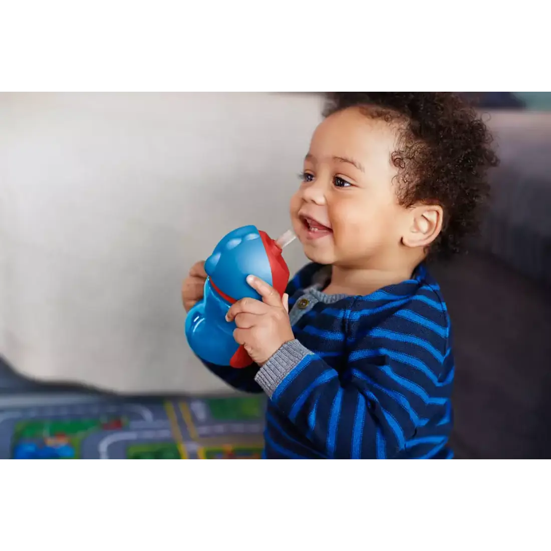 Philips Avent Straw Cup (Purple) (9m+) - 7oz/200ml (Single Pack)