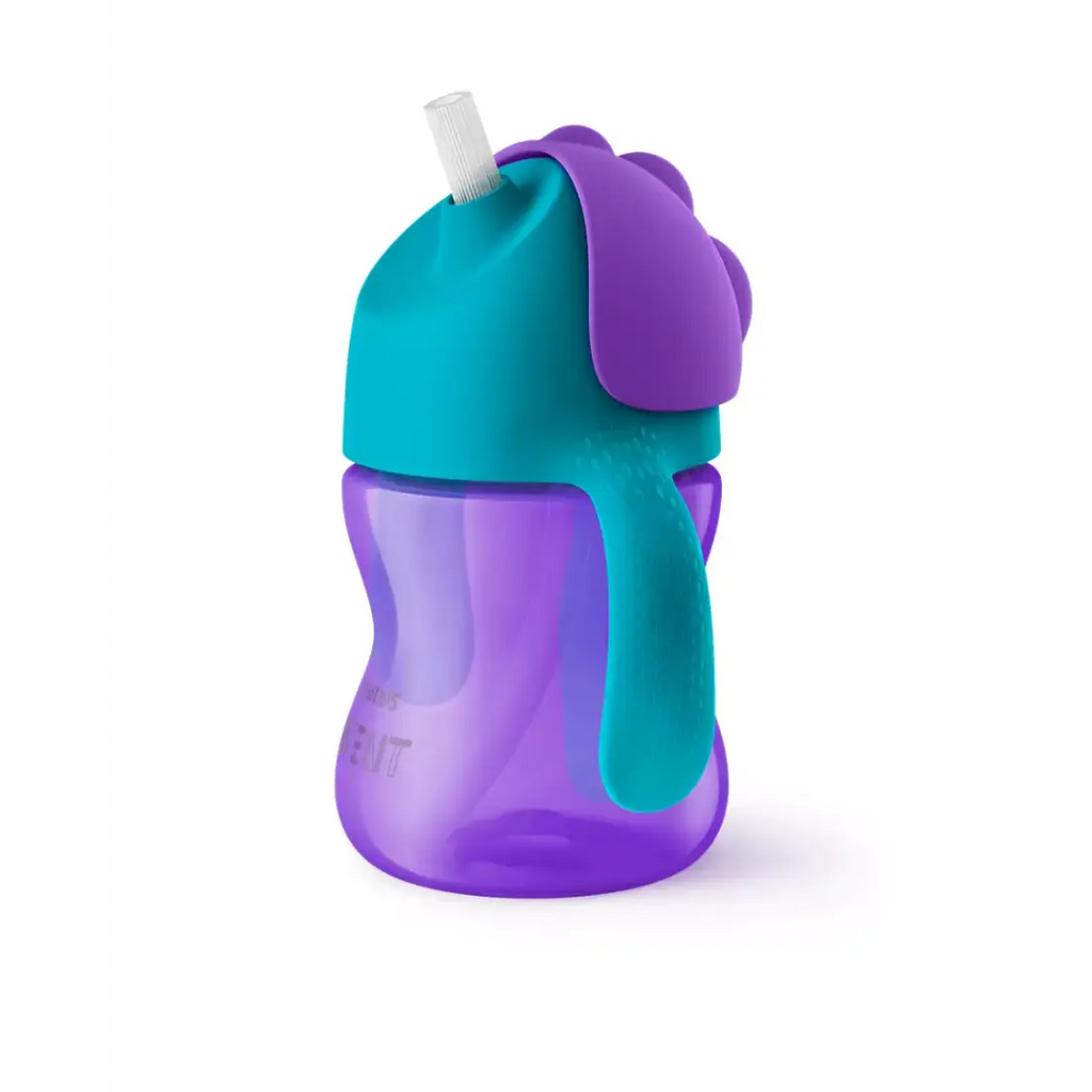 Philips Avent Straw Cup (Blue) (9m+) - 7oz/200ml (Single Pack)