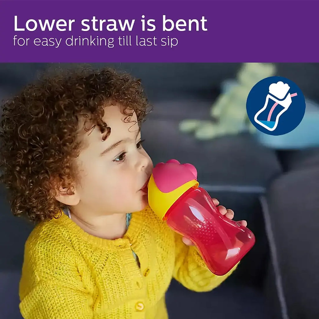 Philips Avent Straw Cup (Green) (12m+) - 10oz/300ml (Single Pack)