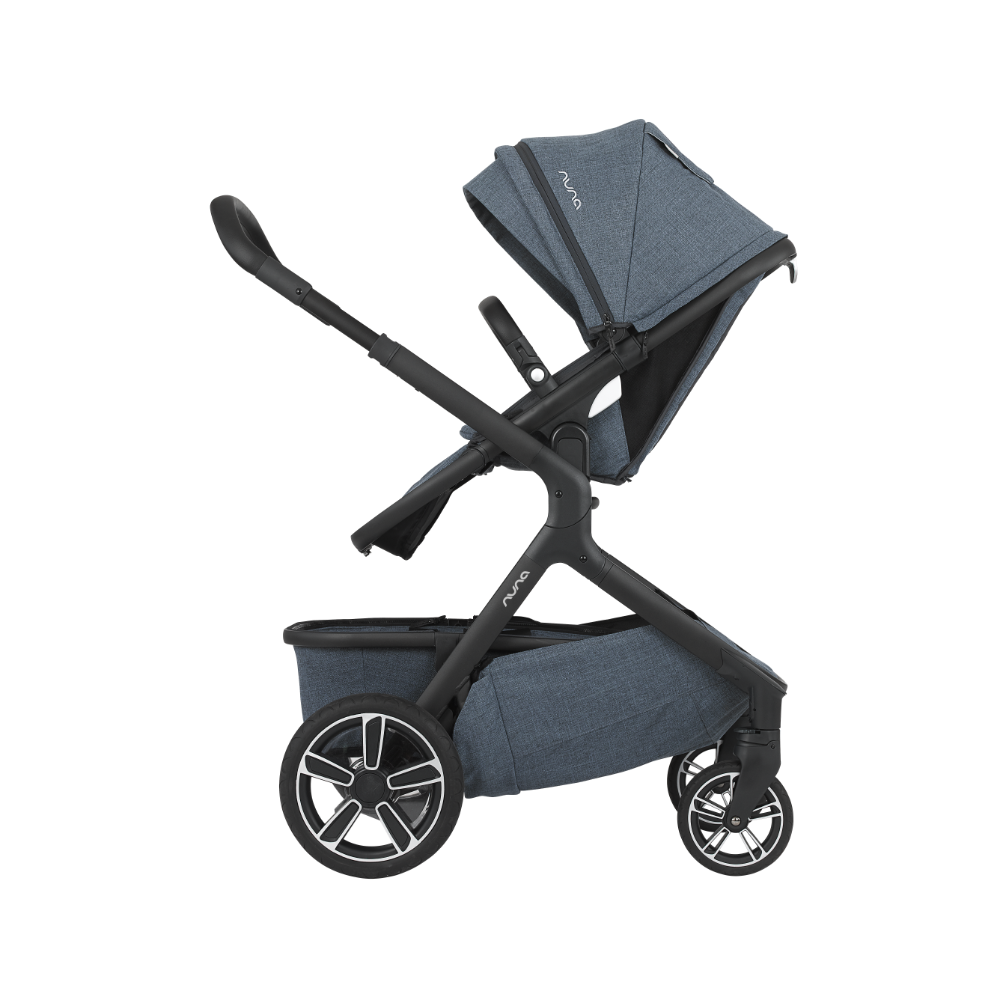 Nuna Demi Grow Baby Stroller - Converts to Double or Twin Stroller-Custom Dual Suspensions-Pram for 6M to 4Y (Upto 22 Kg) - Aspen