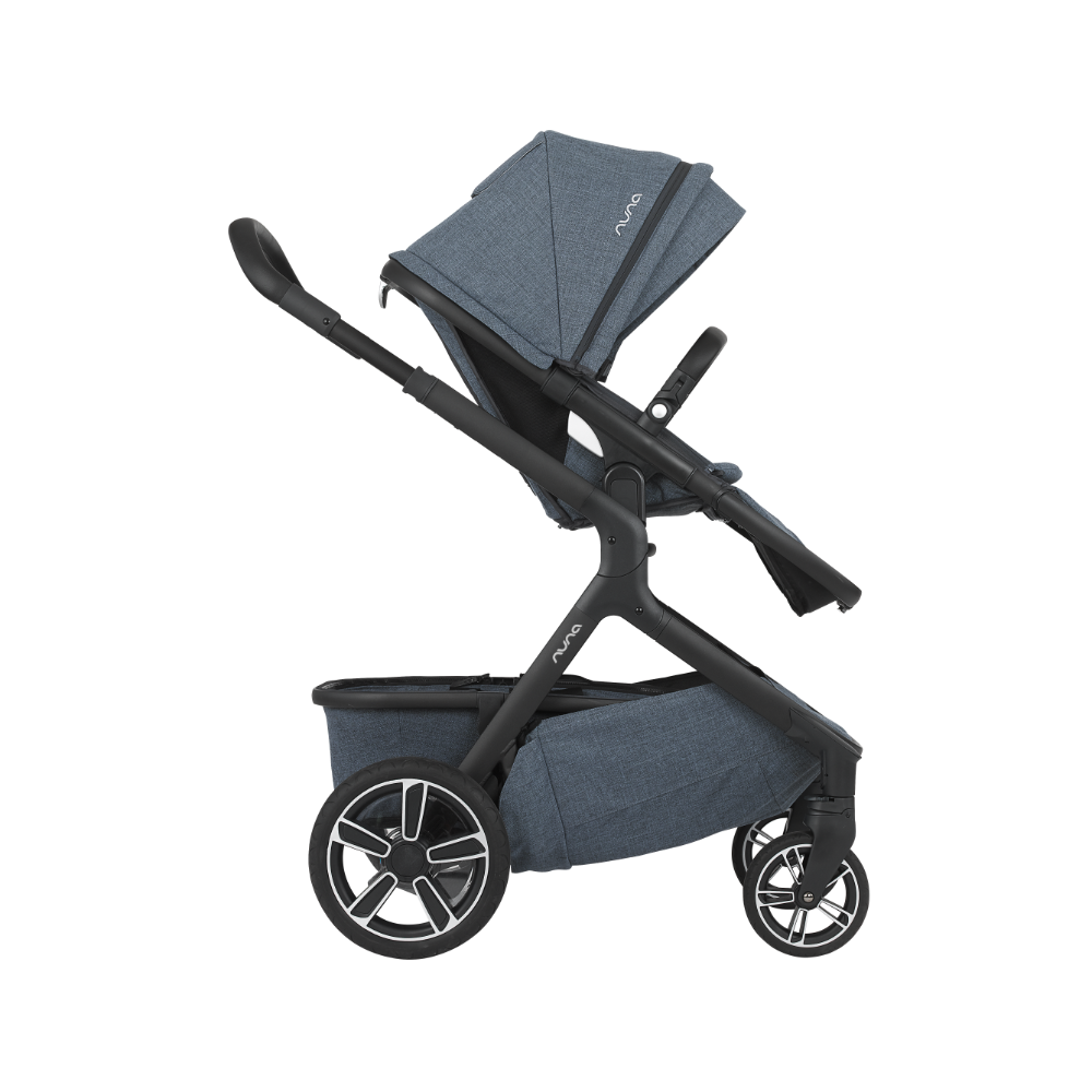 Nuna Demi Grow Baby Stroller - Converts to Double or Twin Stroller-Custom Dual Suspensions-Pram for 6M to 4Y (Upto 22 Kg) - Aspen