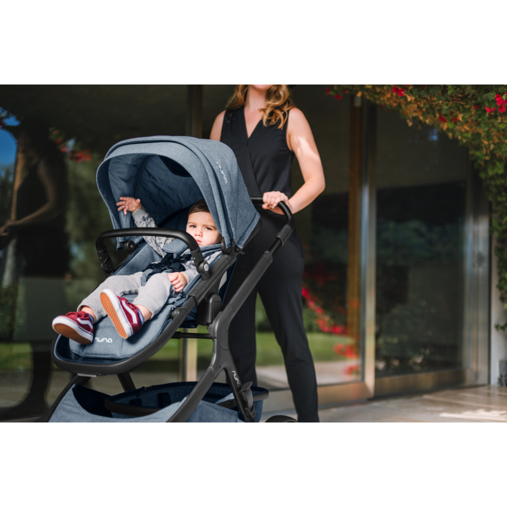 Nuna Demi Grow Baby Stroller - Converts to Double or Twin Stroller-Custom Dual Suspensions-Pram for 6M to 4Y (Upto 22 Kg) - Aspen