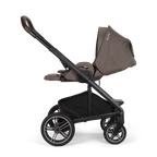 Nuna Mixx Next Reversible Seat Stroller with Flat Recline|Height Adjustable Handle Bar|All Terrain|All Wheel Suspension|One Hand Fold|Rain Cover & Post Adapt|0 to 4Y (Upto 22Kg) - Chestnut