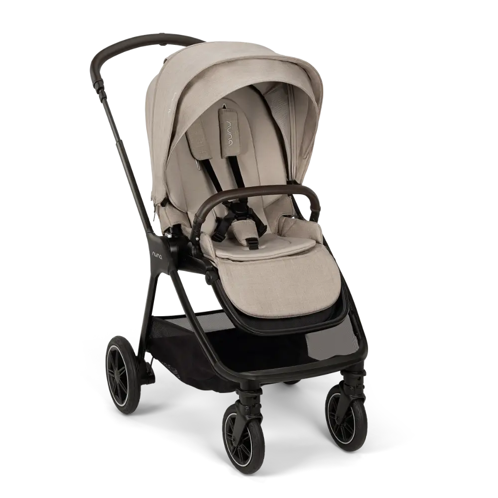 Nuna TRIV Next Reversible Seat Stroller with Flat Recline|Height Adjustable Handle Bar|All Terrain|All Wheel Suspension|One Hand Fold|Rain Cover & Post Adaptors|0 to 4Y (Upto 22Kg) - Chateau