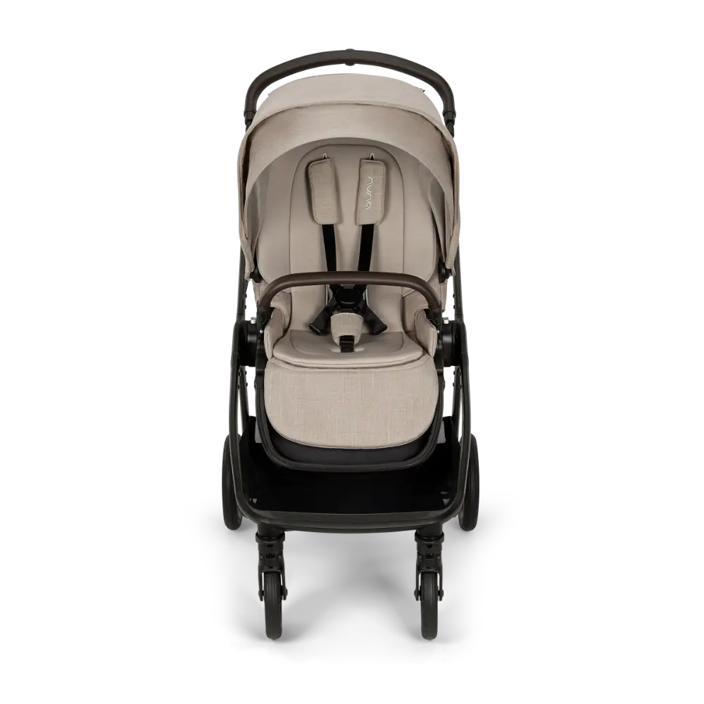 Nuna TRIV Next Reversible Seat Stroller with Flat Recline|Height Adjustable Handle Bar|All Terrain|All Wheel Suspension|One Hand Fold|Rain Cover & Post Adaptors|0 to 4Y (Upto 22Kg) - Chateau