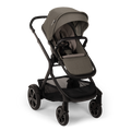 Nuna Demi Next Baby Stroller-Height Adjustable Parent Handle Bar-Wide Front Wheels-2 Years Warranty-Pram for 6M to 4Y (Upto 22 Kg)-Granite