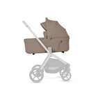 Silver Cross Breez Reversible Carry Cot Flat Recline|Height Adjustable Seat|Easy Fold|Rain Cover |0 to 6MY |Upto 9Kg - Champagne