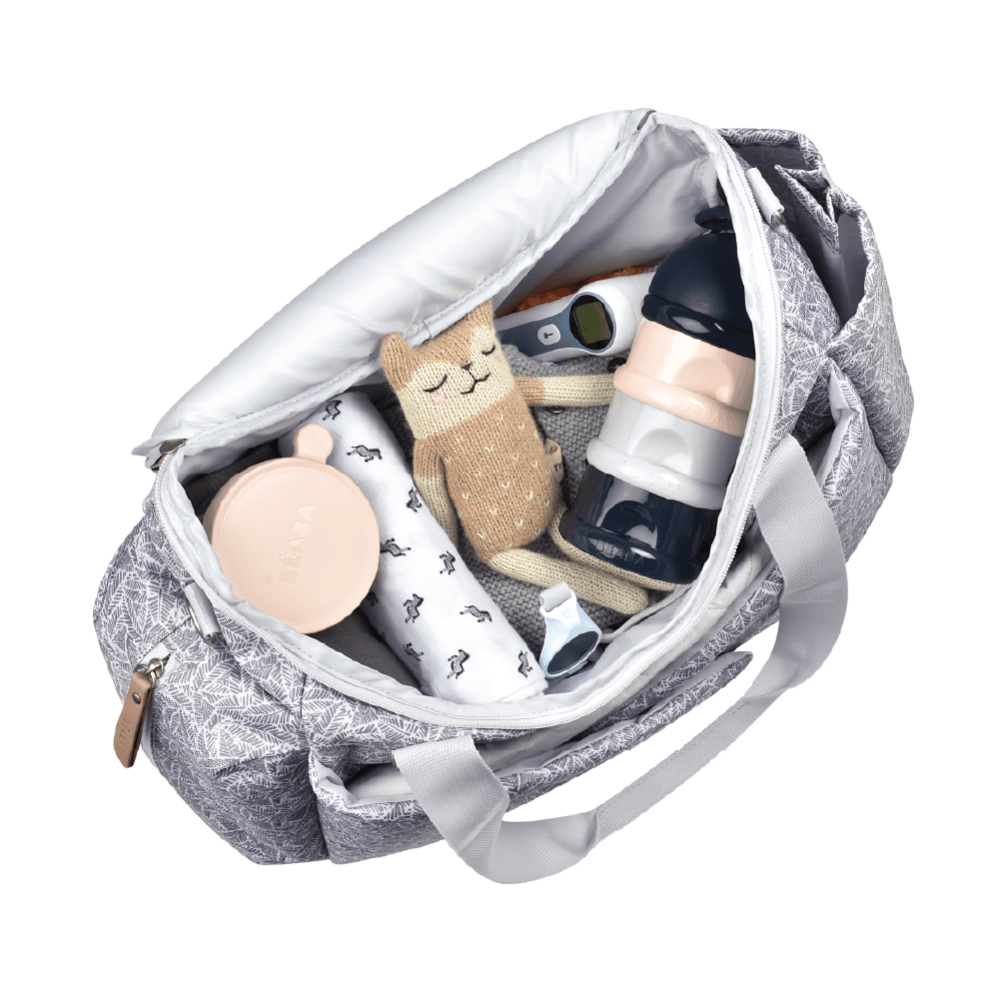 Beaba Sydney Baby Diaper Bag – Multifunctional Travel baby Bag with Large Capacity, Multi-Pocket Organizer with Changing Pad, Insulated Bottle Pouch & Stroller Clips – Ideal for Moms & Dads On the Go