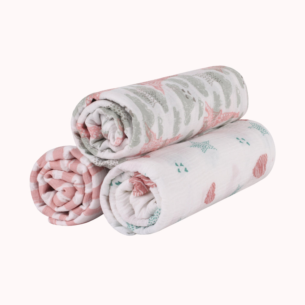 Abracadabra Swaddles (Set of 3) Eiffel Tower