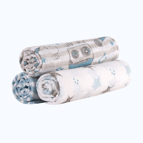 Abracadabra Swaddles (Set of 3) Rockstar