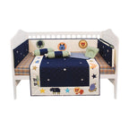 6 Piece Baby Cot Bedding Set - Crocodile