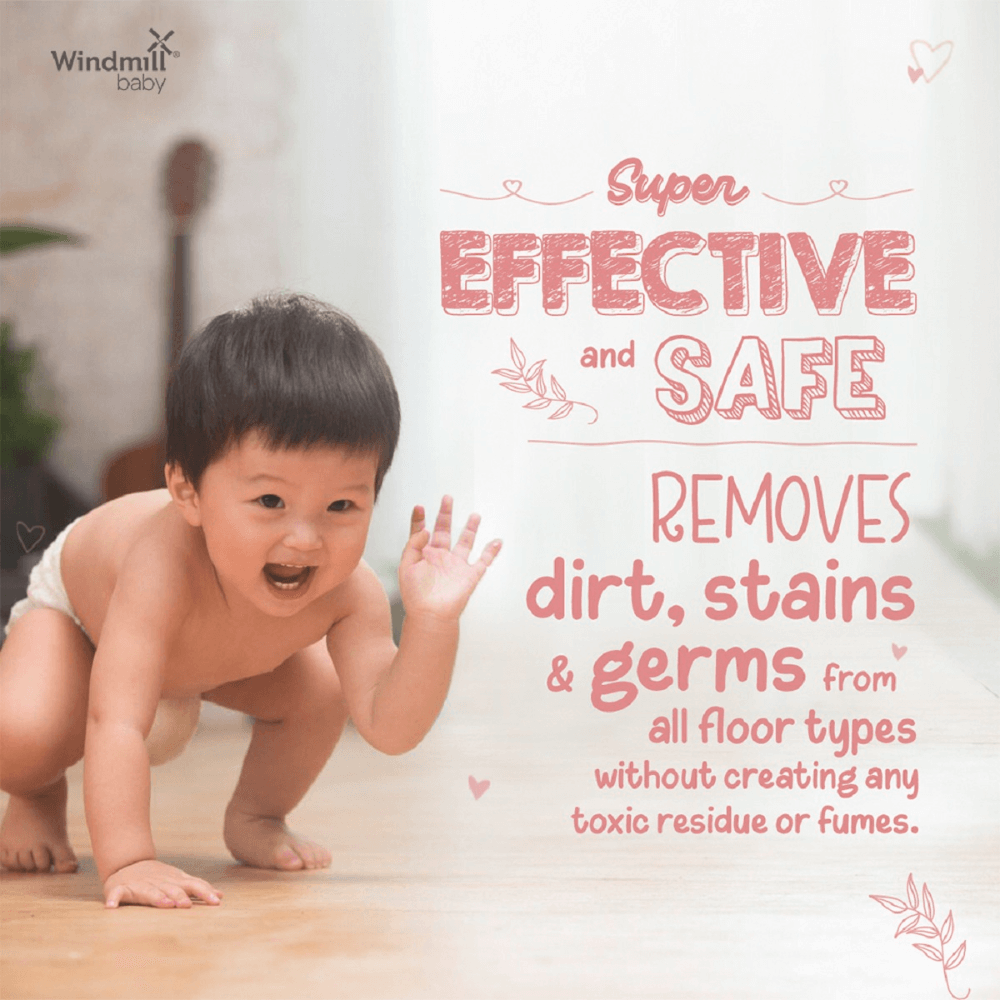 Windmill Baby Natural Floor Cleaner, Citrus Fresh