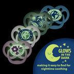 Dr. Brown's Advantage Pacifier, Stage 1, Lavender Love, 2-Pack