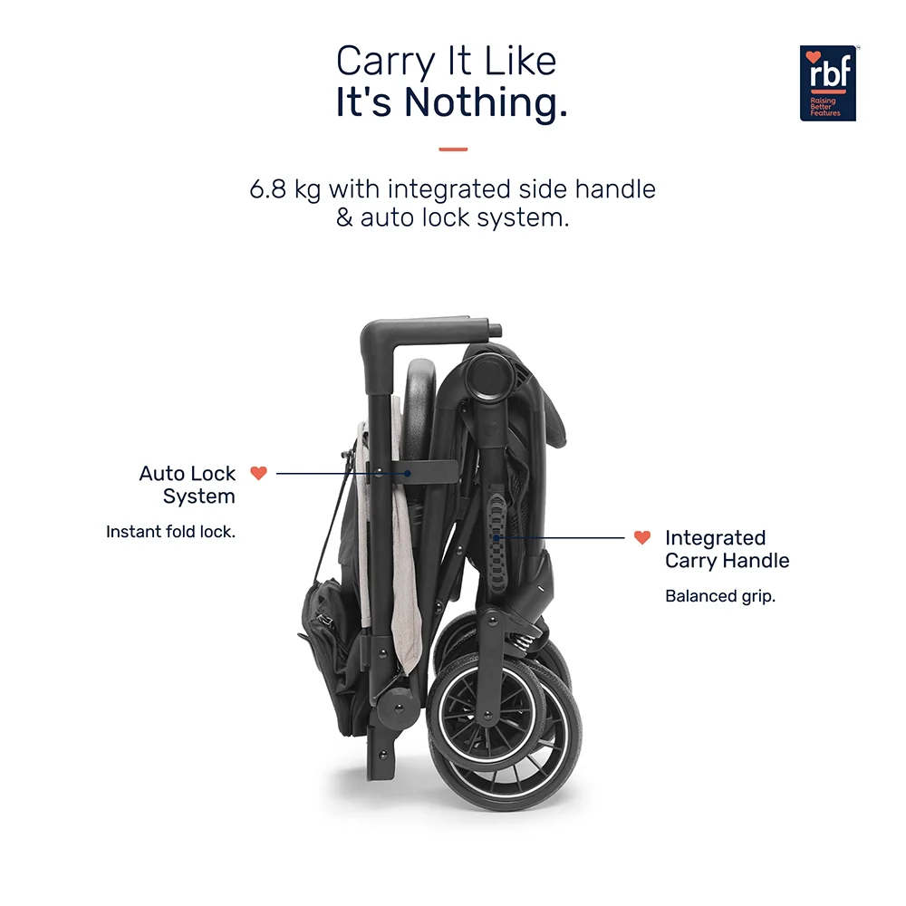 Growgether Golite Baby Stroller with Cabin Ready Architecture | Ultra-Lightweight | 0-4 years