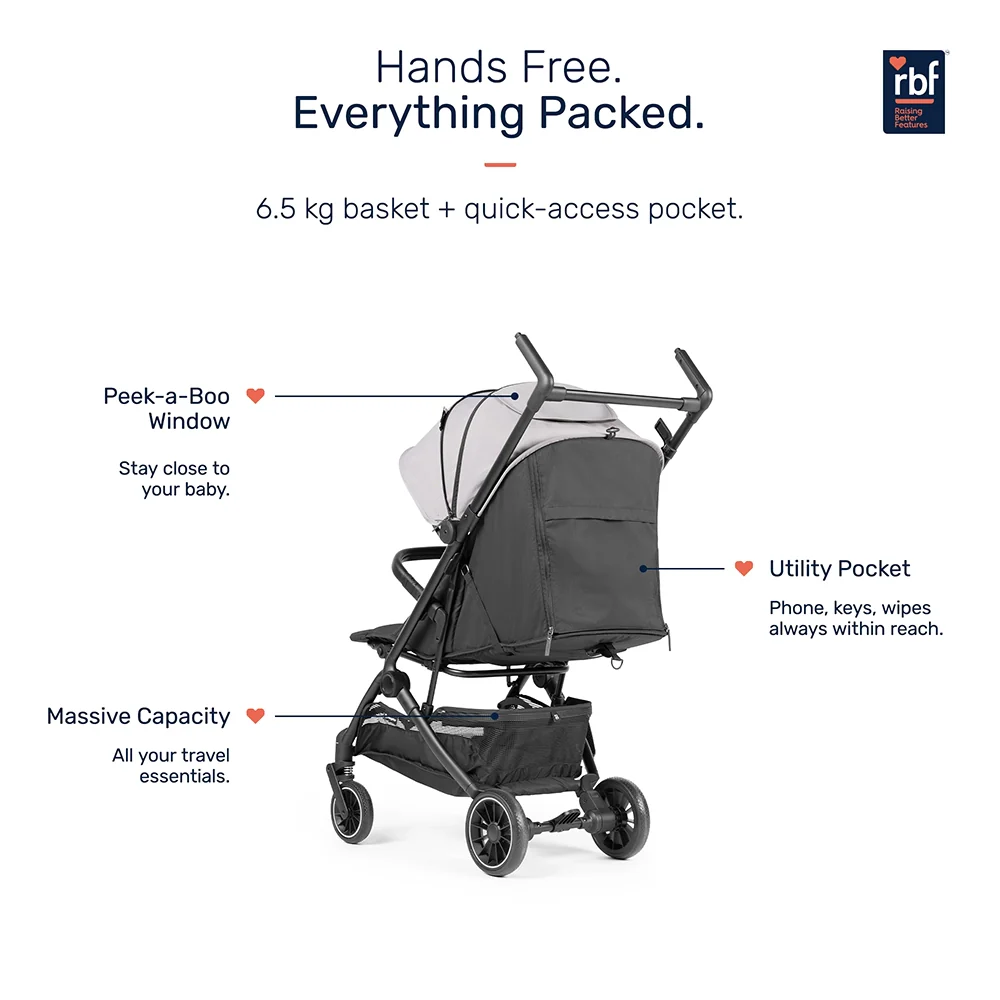 Growgether Golite Baby Stroller with Cabin Ready Architecture | Ultra-Lightweight | 0-4 years