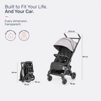 Growgether Golite Baby Stroller with Cabin Ready Architecture | Ultra-Lightweight | 0-4 years