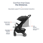 Growgether Velox Baby Stroller for Structured City Stability | Thick Padded Seat, Large Storage & UV-Protected Canopy | 0-4 years