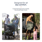 Growgether Velox Baby Stroller for Structured City Stability | Thick Padded Seat, Large Storage & UV-Protected Canopy | 0-4 years