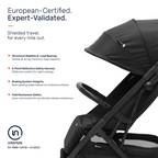 Growgether Velox Baby Stroller for Structured City Stability | Thick Padded Seat, Large Storage & UV-Protected Canopy | 0-4 years
