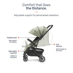 Growgether Velox Baby Stroller for Structured City Stability | Thick Padded Seat, Large Storage & UV-Protected Canopy | 0-4 years