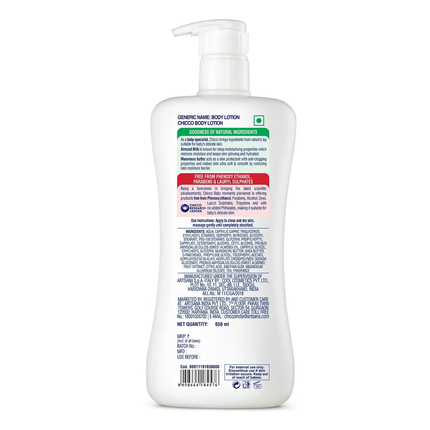 Baby Moments Body Lotion 650 ml