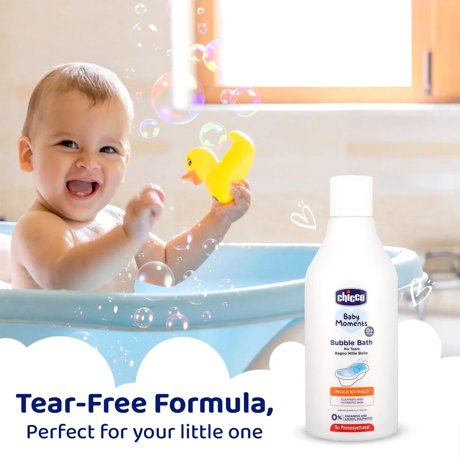 Baby Moments Bubble Bath with Peach Extracts 300 ml