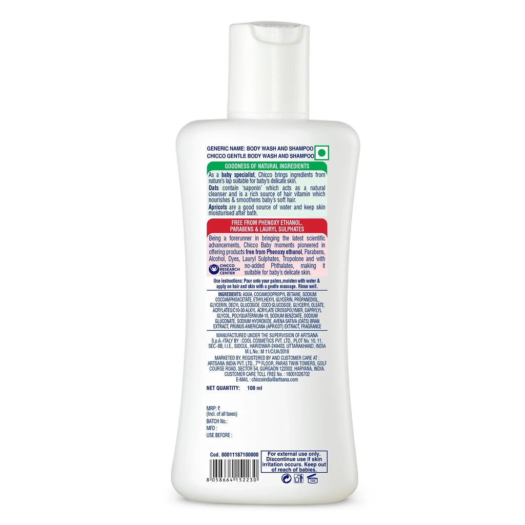 Baby Moments Gentle Bodywash & Shampoo 100 ml