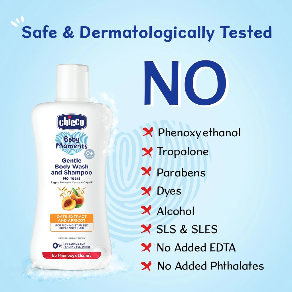 Baby Moments Gentle Bodywash & Shampoo 200 ml