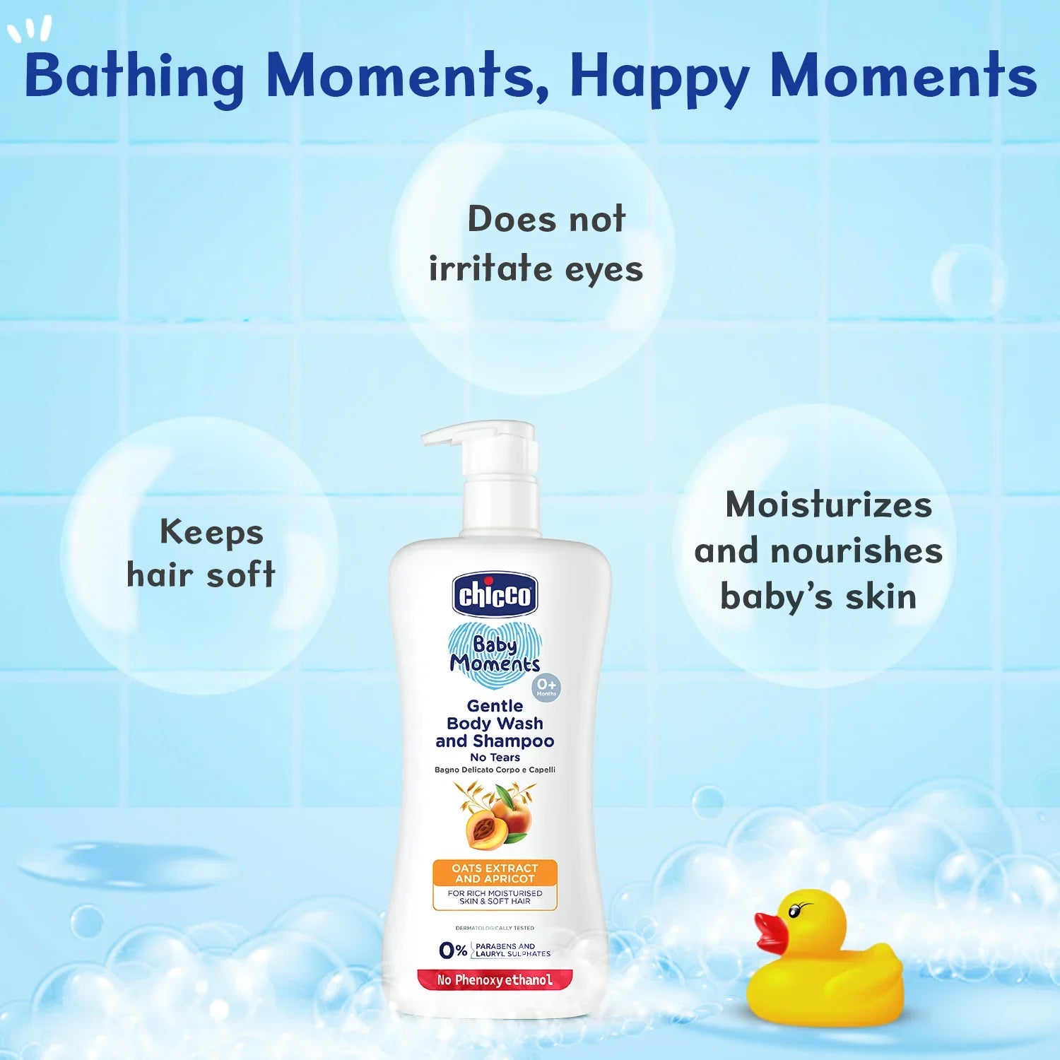 Baby Moments Gentle Bodywash & Shampoo 650 ml