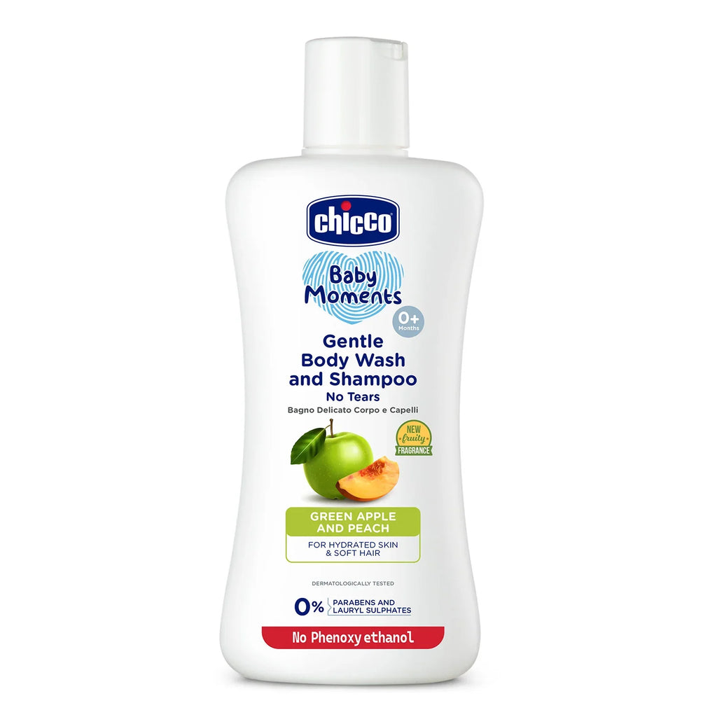 Baby Moments Gentle Bodywash & Shampoo Green Apple 200ml