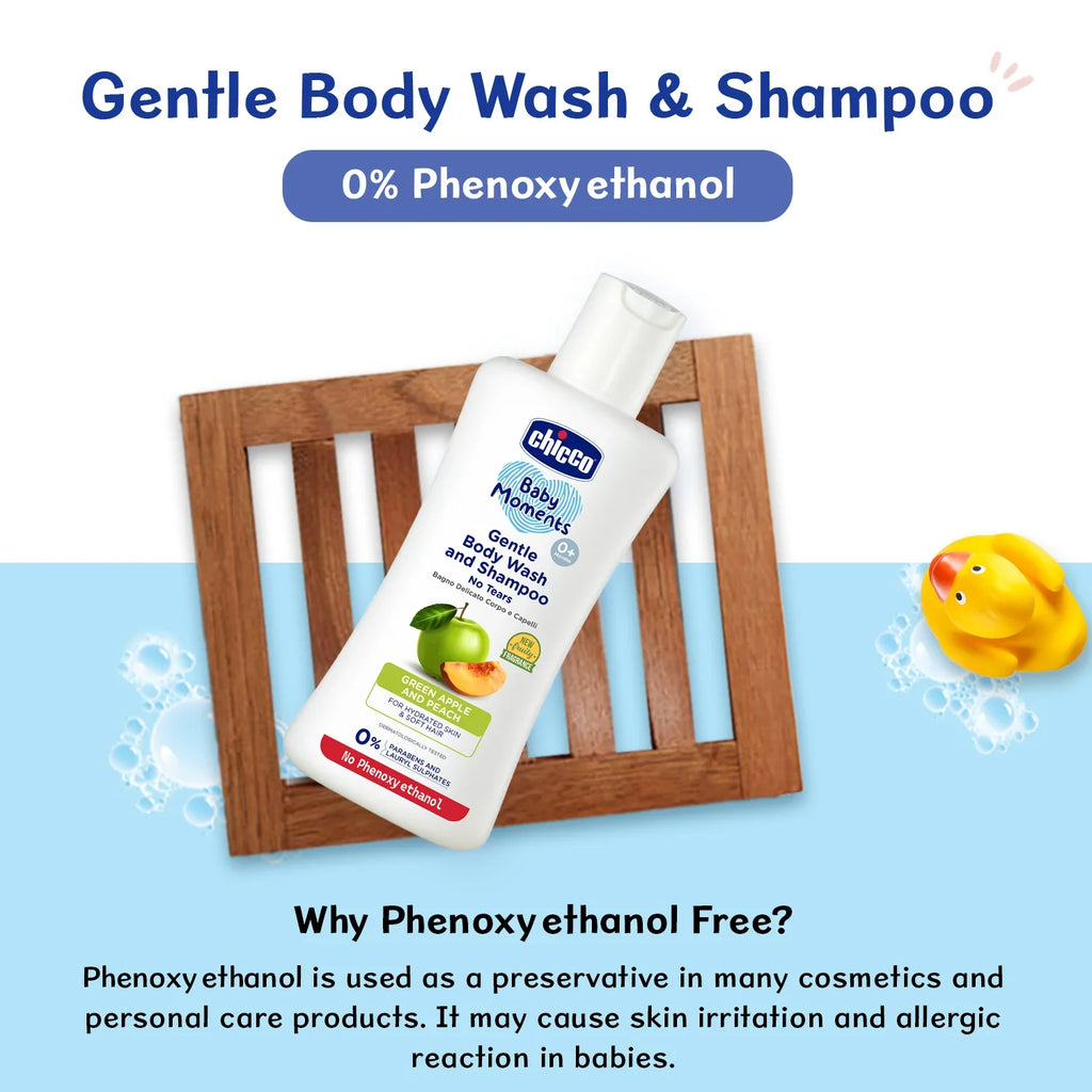 Baby Moments Gentle Bodywash & Shampoo Green Apple 200ml